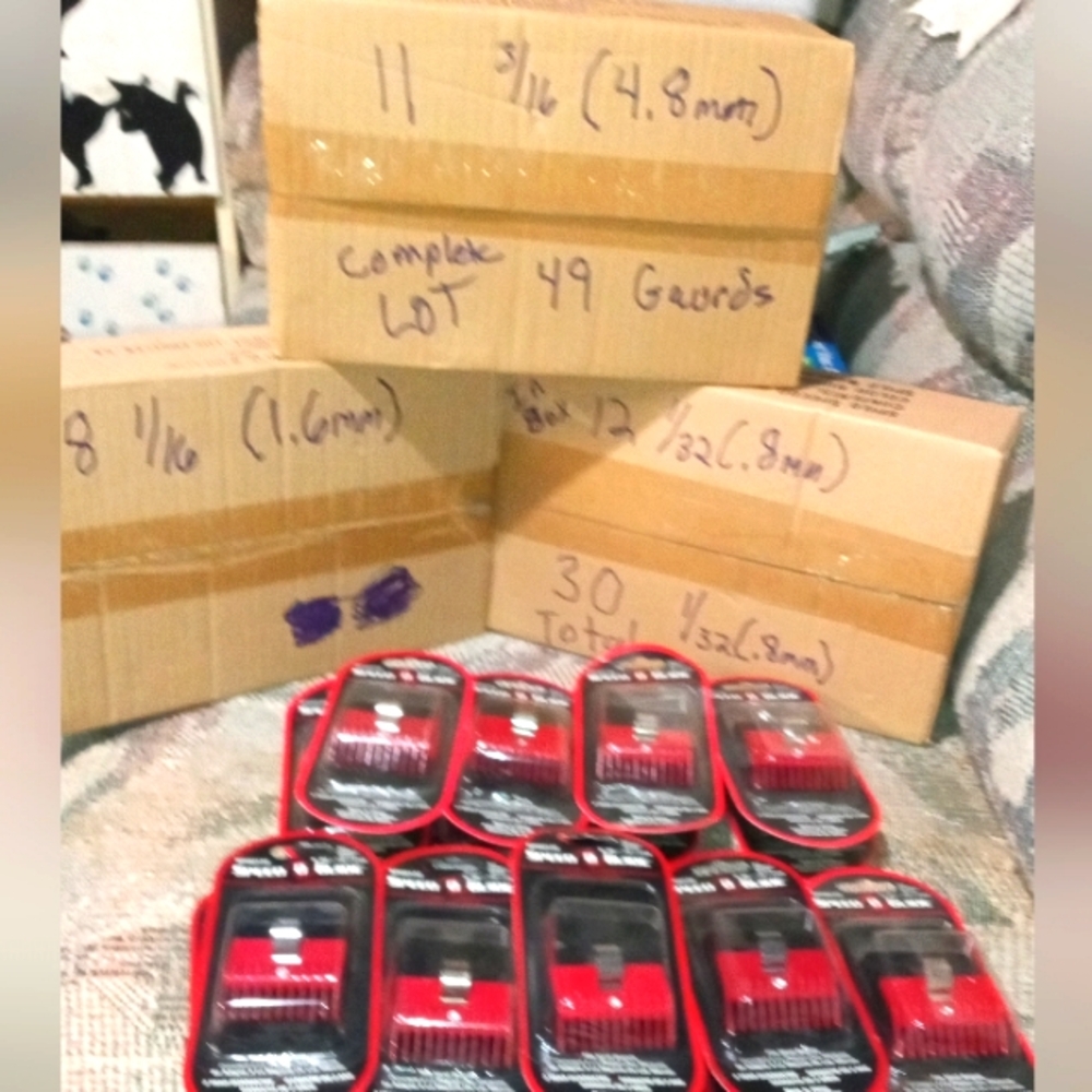 COPY - ATTN. Barbers & Beuticians Lot of  49 Replacement Clrpper Guards 3 Sizes